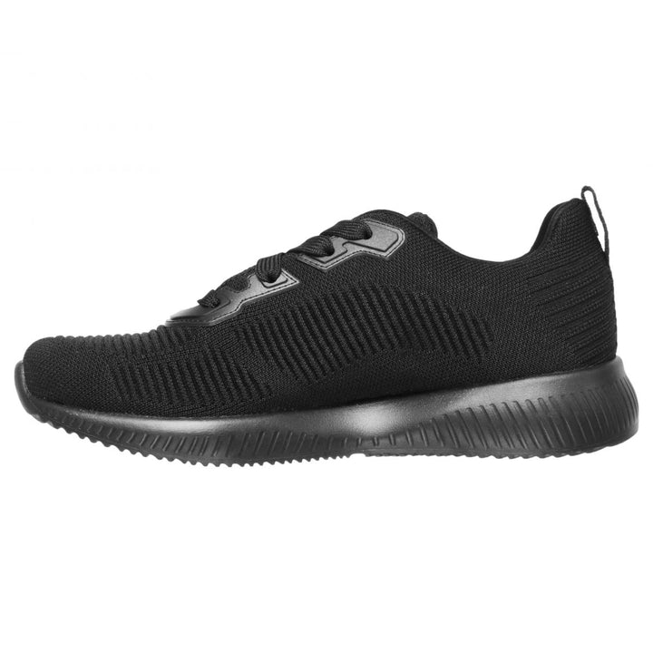 Skechers Womens Bobs Squad - Tough Talk Sneaker Black - 32504NA-BBK BLACK Image 3