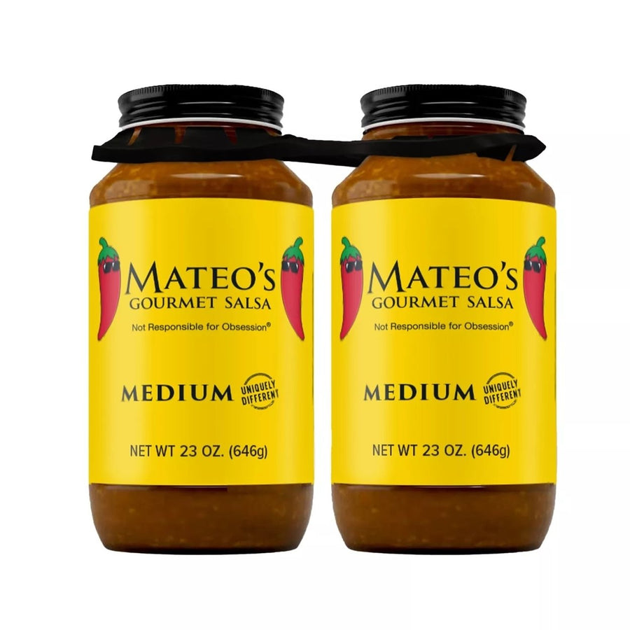 Mateos Gourmet Medium Salsa 23 Ounce (Pack of 2) Image 1