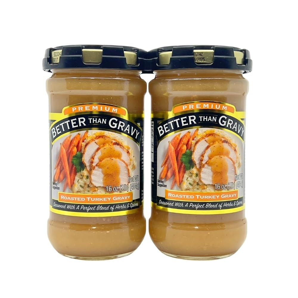 Better Than Gravy Premium Roasted Turkey Gravy 16 Ounce (Pack of 2) Image 1