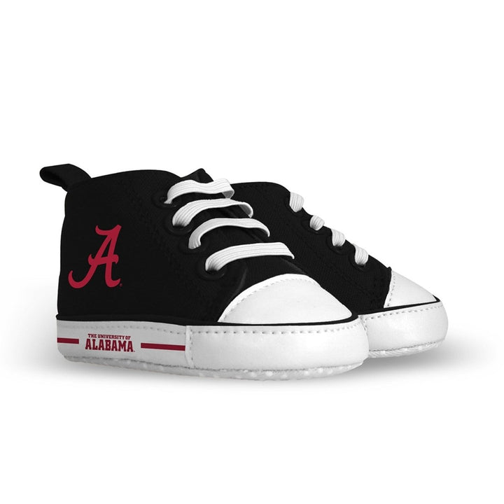 Alabama Crimson Tide Baby Shoes High Top Pre-Walkers Soft Fabric Unisex Image 1