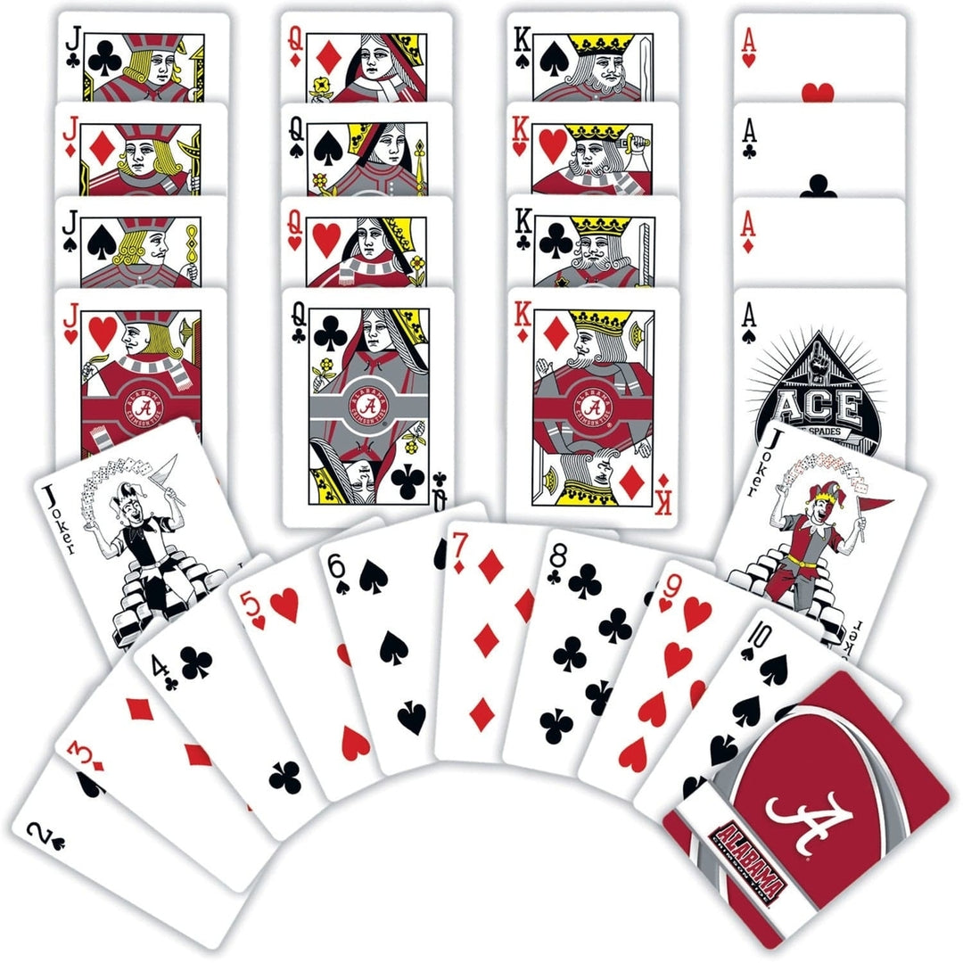 Alabama Crimson Tide Playing Cards 54 Card Deck NCAA Team Officially Licensed Image 2