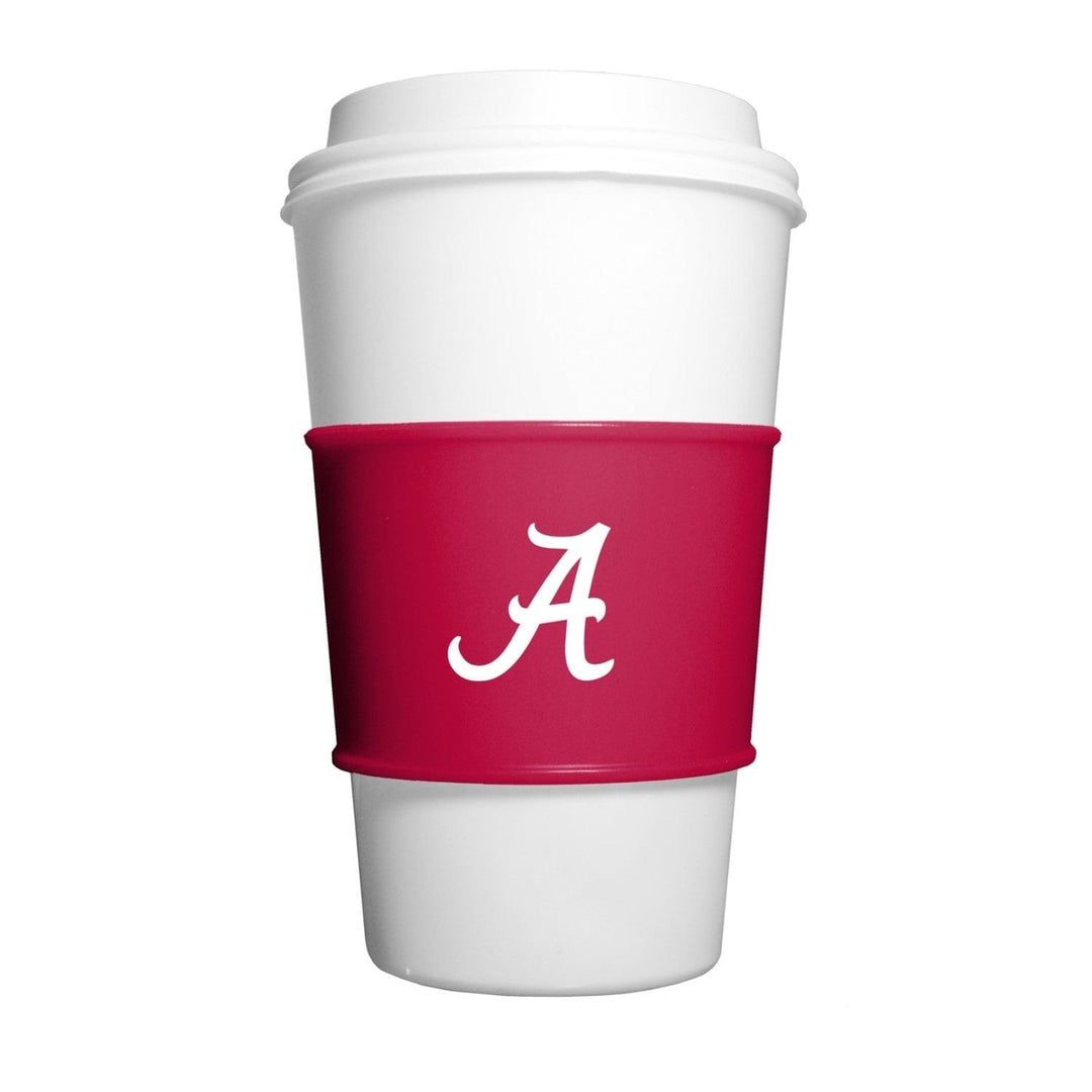 Alabama Crimson Tide Silicone Cup Sleeves Official NCAA Durable Drink Accessory Image 1