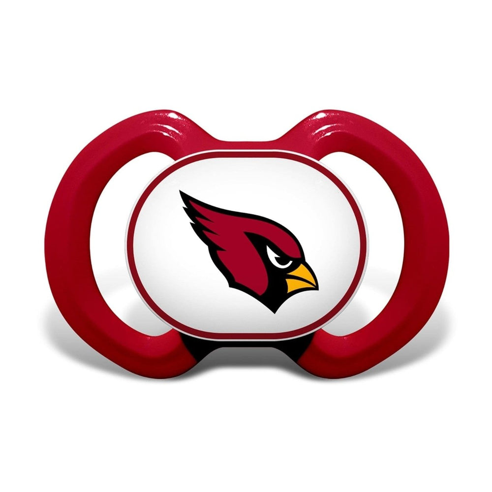 Arizona Cardinals 3-Piece Baby Gift Set Unisex BPA-Free Pacifier Bottle Bib Image 2