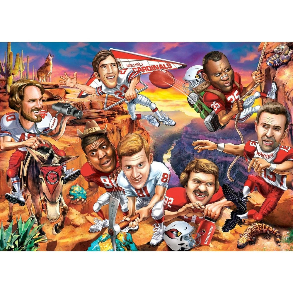 Arizona Cardinals 500 Piece Jigsaw Puzzle MasterPieces NFL Team Players Art Image 2