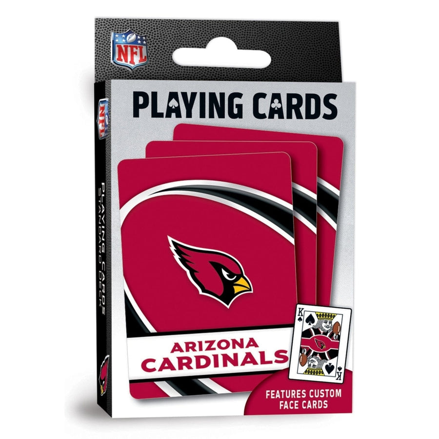 Arizona Cardinals Playing Cards 54 Card Deck Officially Licensed NFL Cards Image 1