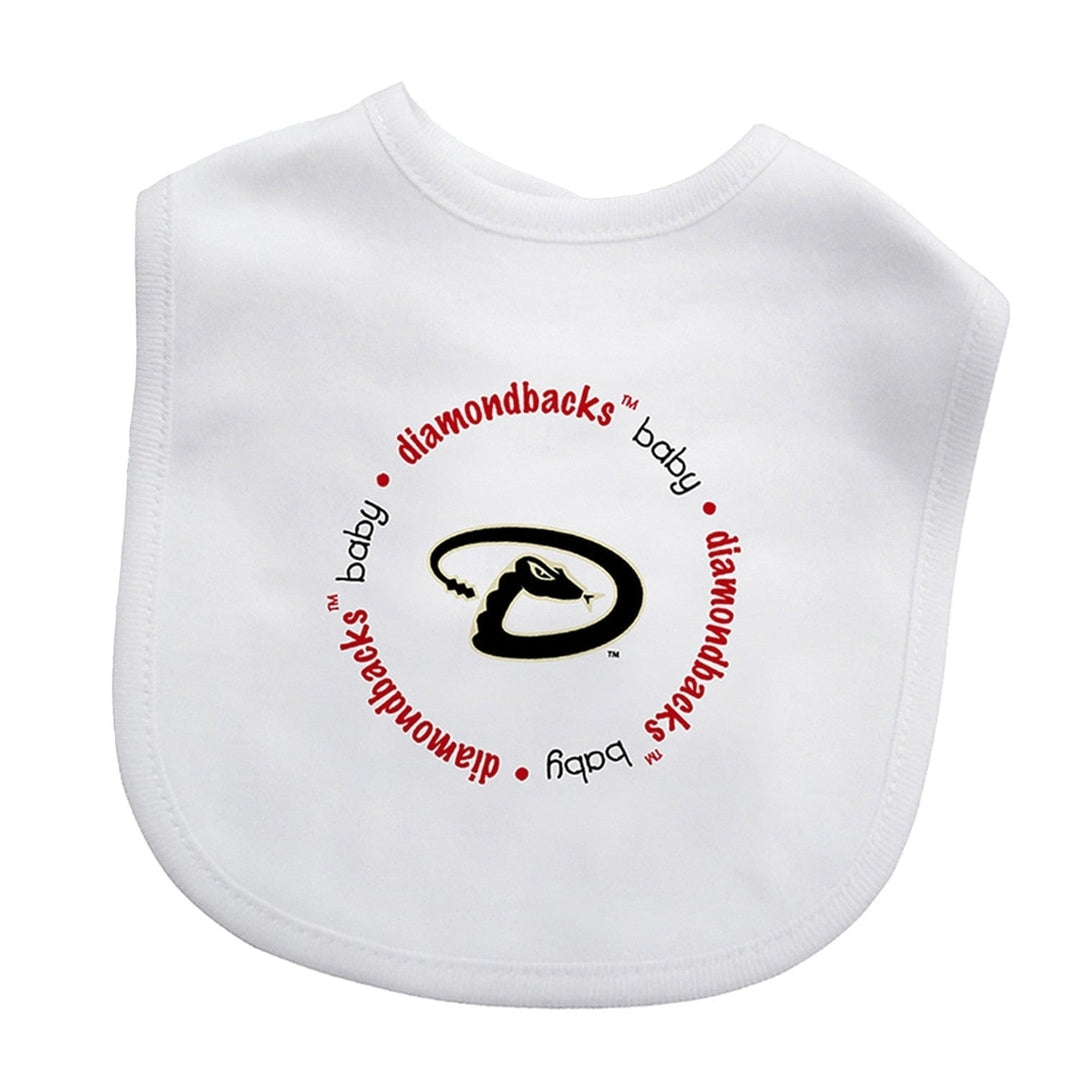 Arizona Diamondbacks Baby Gift Set 2 Piece Team Bib Pre-Walkers 100 Cotton Image 2