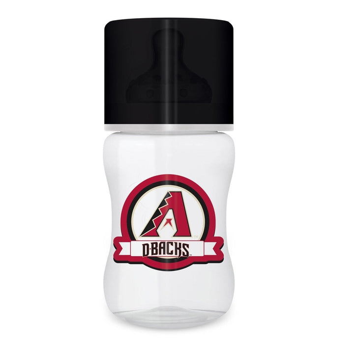 Arizona Diamondbacks Baby Bottle 9oz BPA-Free Silicone Nipple Dishwasher Safe Image 1