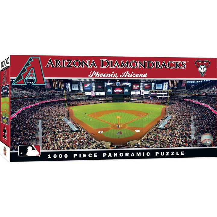 Arizona Diamondbacks 1000 Piece Panoramic Jigsaw Puzzle 13x39 Recycled Material Image 1