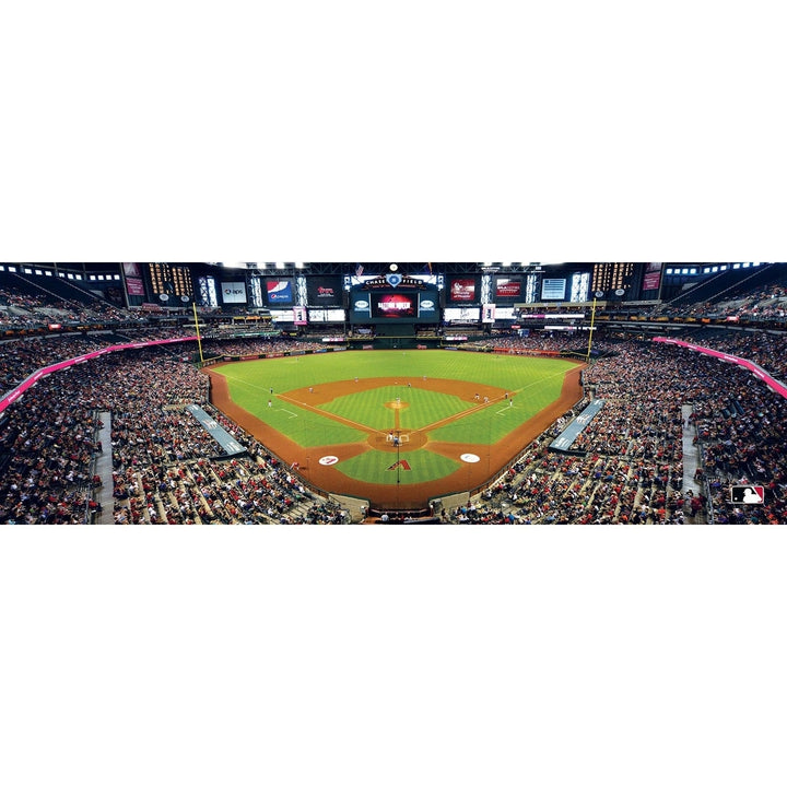 Arizona Diamondbacks 1000 Piece Panoramic Jigsaw Puzzle 13x39 Recycled Material Image 2