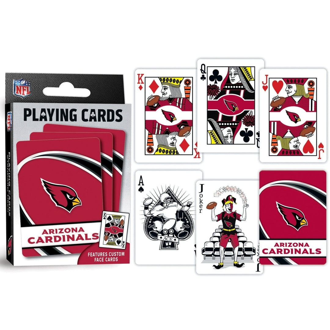 Arizona Cardinals Playing Cards 54 Card Deck Officially Licensed NFL Cards Image 3