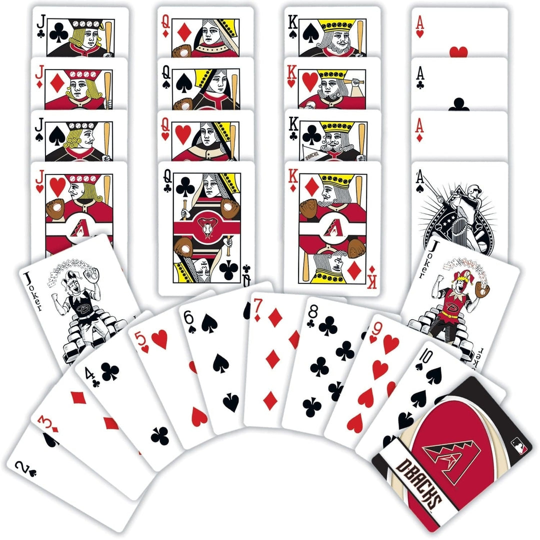 Arizona Diamondbacks Playing Cards 54 Card Deck Officially Licensed MLB Collectible Image 2