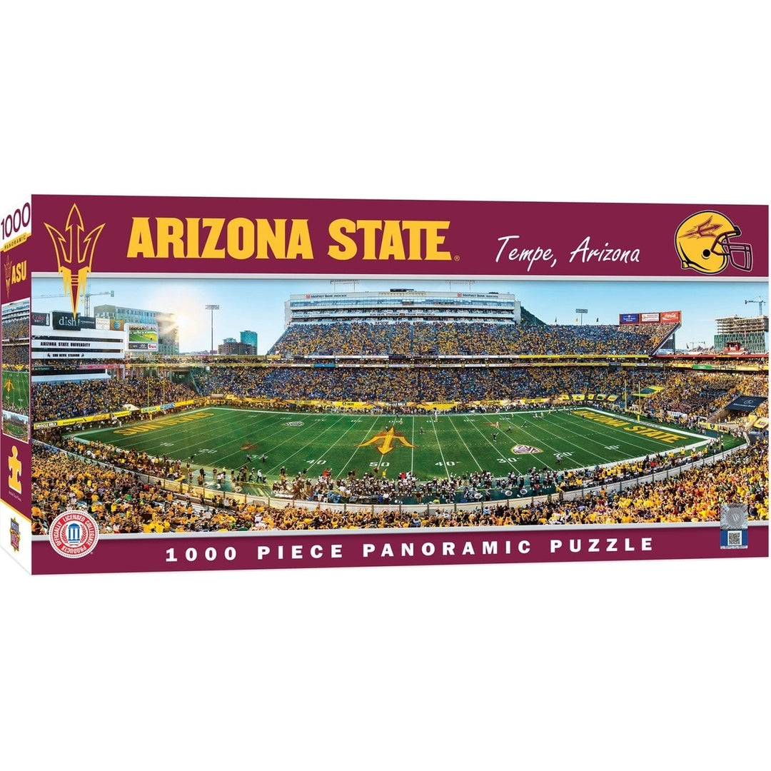 Arizona State Sun Devils 1000 Piece Jigsaw Puzzle Panoramic 13x39 Eco-Friendly Image 1