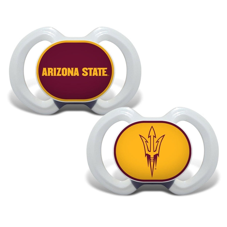 Arizona State Sun Devils Pacifier 2-Pack BPA-Free Orthodontic Silicone Nipple Image 1