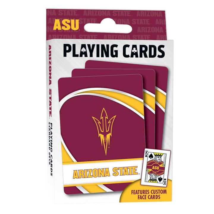 Arizona State Sun Devils Playing Cards 54 Card Deck NCAA Officially Licensed Image 1