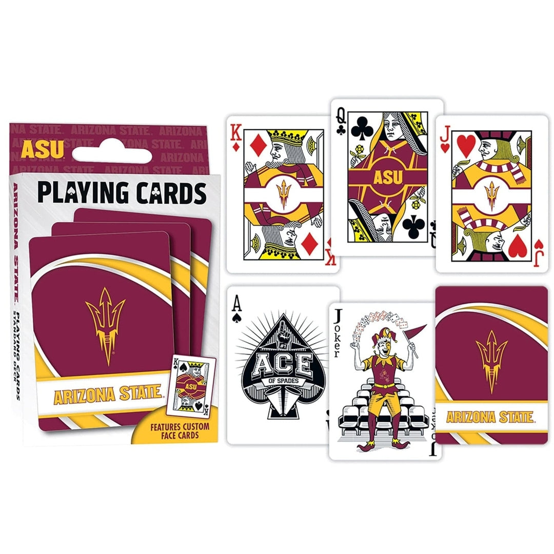 Arizona State Sun Devils Playing Cards 54 Card Deck NCAA Officially Licensed Image 3