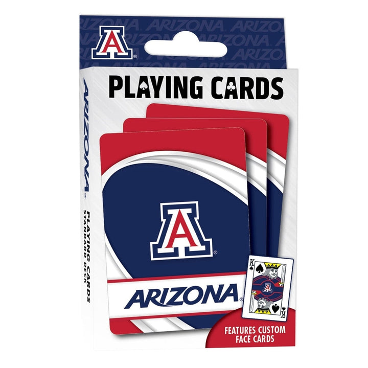 Arizona Wildcats Playing Cards 54 Card Deck Officially Licensed NCAA Deck Image 1