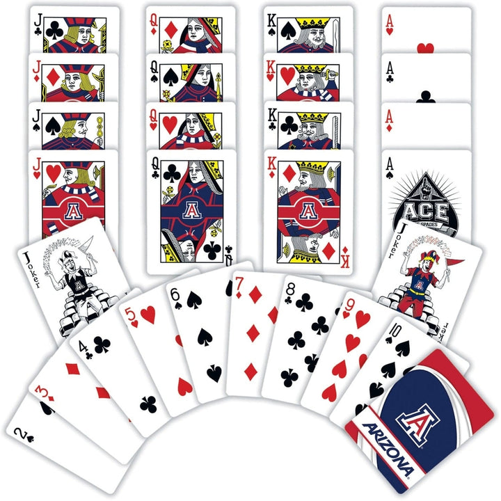 Arizona Wildcats Playing Cards 54 Card Deck Officially Licensed NCAA Deck Image 2