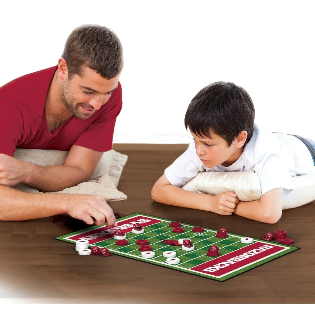 Arkansas Razorbacks Checkers Board Game NCAA MasterPieces 13x21 Inches Image 4