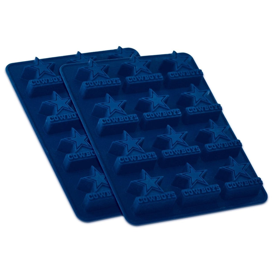 Dallas Cowboys Silicone Ice Cube Tray Food-Grade Candy Mold Team Colors Image 1