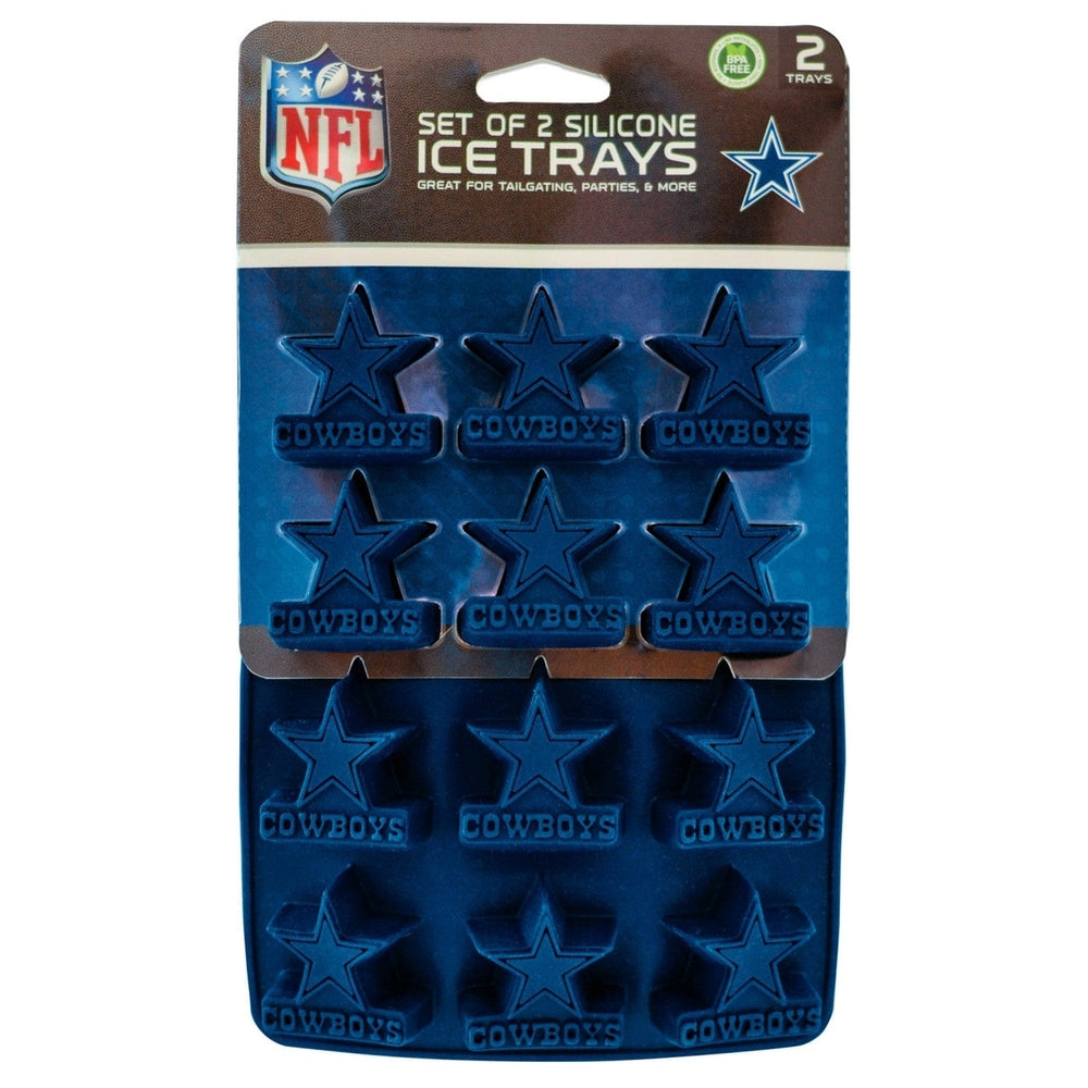 Dallas Cowboys Silicone Ice Cube Tray Food-Grade Candy Mold Team Colors Image 2