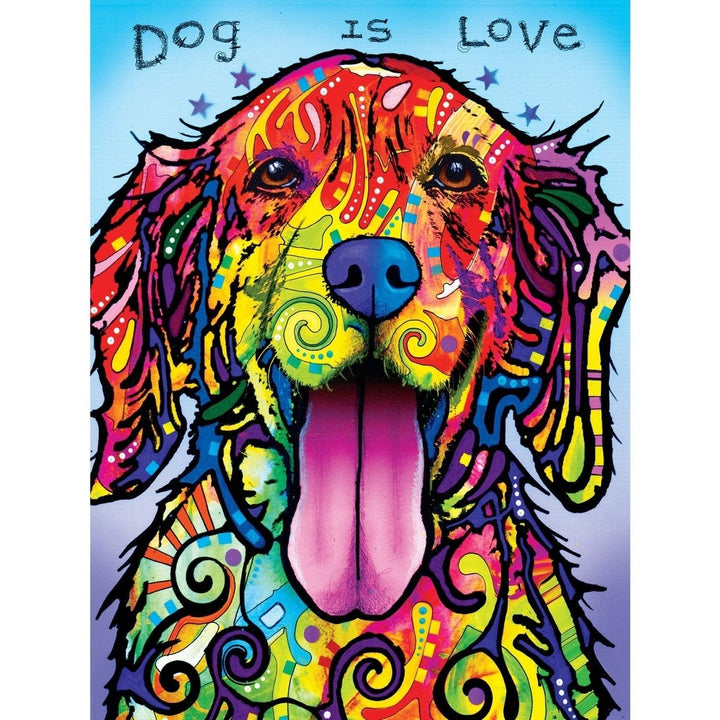 Dean Russo Dog is Love 300 Piece EZ Grip Puzzle 18x24 Recycled Material Image 2