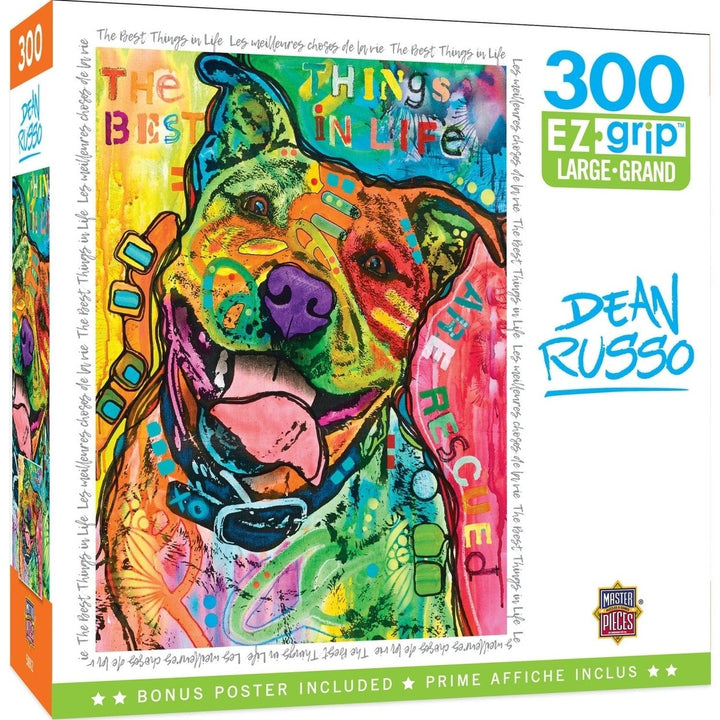 Dean Russo 300 Piece EZ Grip Jigsaw Puzzle Animal Art 18x24 Eco-Friendly Image 1