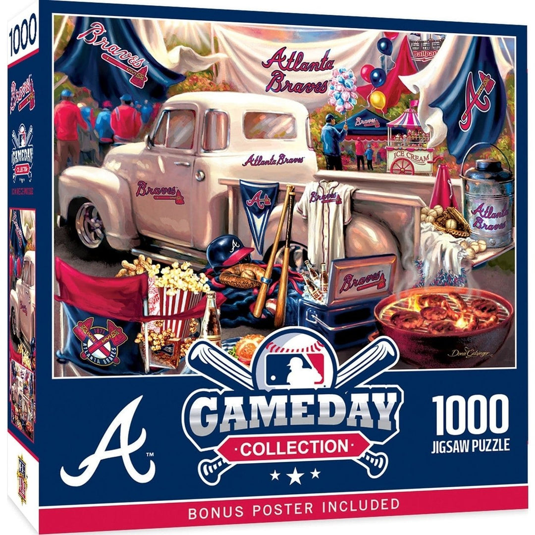 Atlanta Braves - Gameday 1000 Piece Jigsaw Puzzle Image 1