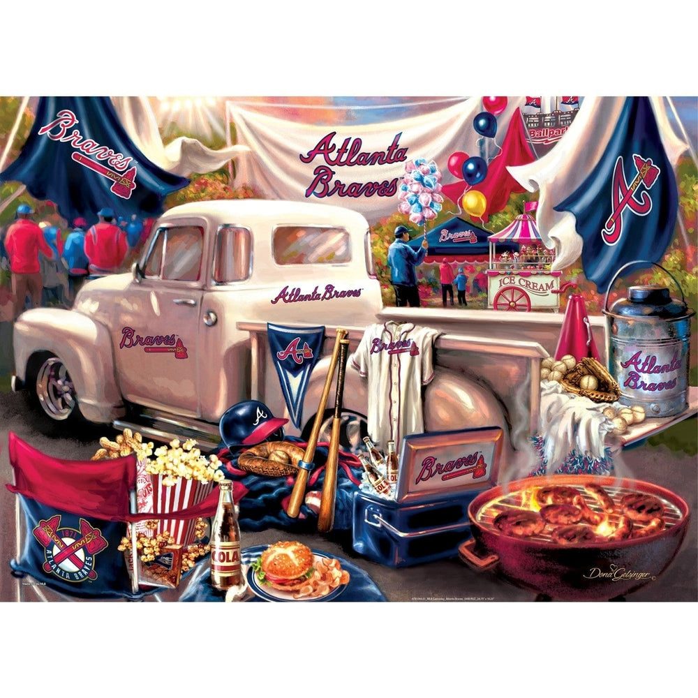 Atlanta Braves - Gameday 1000 Piece Jigsaw Puzzle Image 2