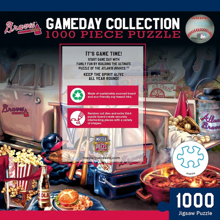 Atlanta Braves - Gameday 1000 Piece Jigsaw Puzzle Image 3