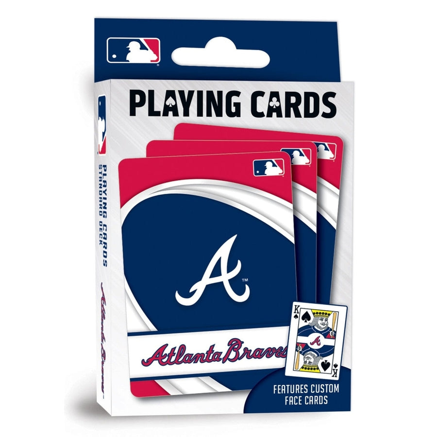 Atlanta Braves Playing Cards 54 Card Deck MLB Officially Licensed Team Deck Image 1