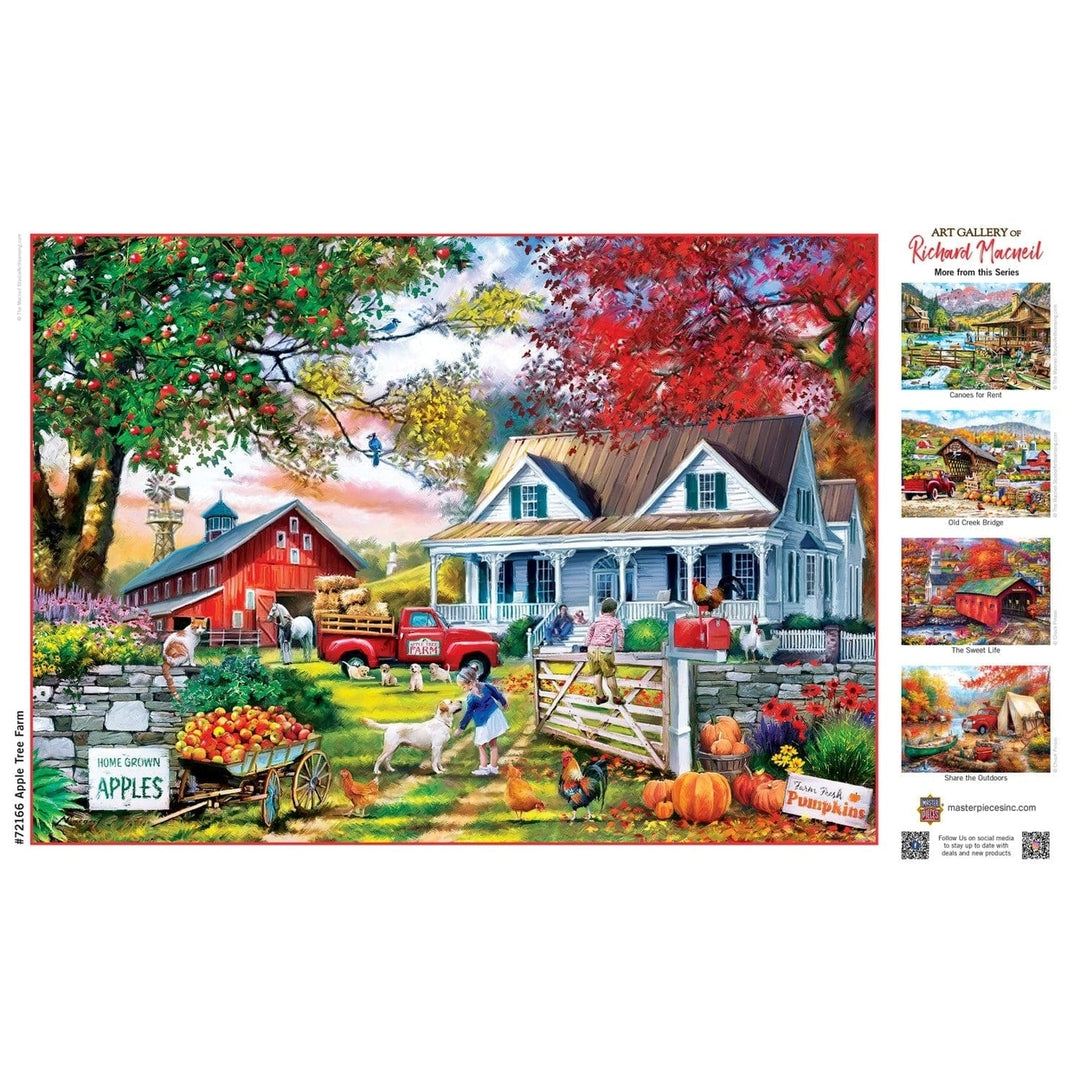 Art Gallery - Apple Tree Farm 1000 Piece Jigsaw Puzzle Image 4