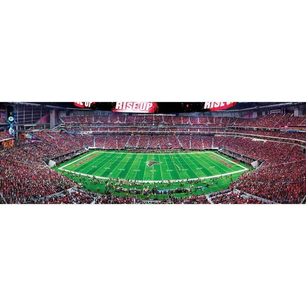 Atlanta Falcons 1000 Piece Jigsaw Puzzle Panoramic Center View 13x39 Inches Image 2