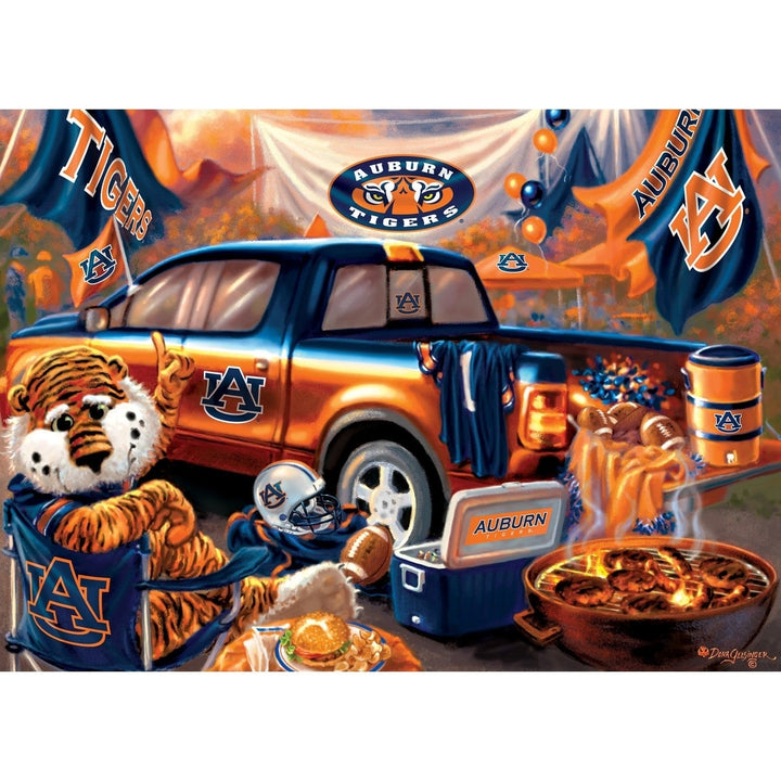 Auburn Tigers 1000 Piece Jigsaw Puzzle NCAA Game Day Recycled Material 19.25x26.75 Image 2