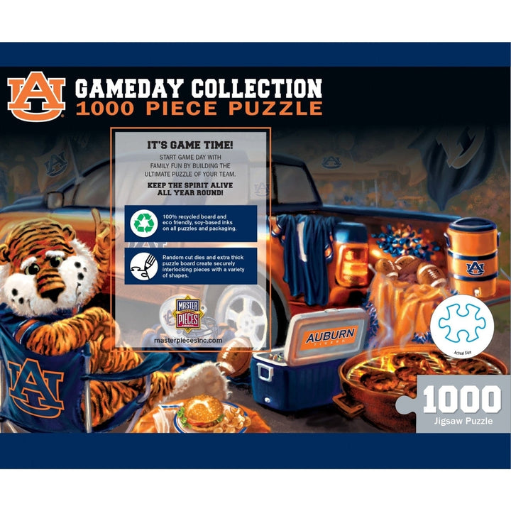 Auburn Tigers 1000 Piece Jigsaw Puzzle NCAA Game Day Recycled Material 19.25x26.75 Image 3