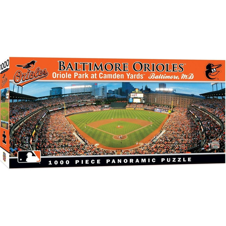 MasterPieces 1000 Piece Panoramic Baltimore Orioles Jigsaw Puzzle 13x39 inches Image 1