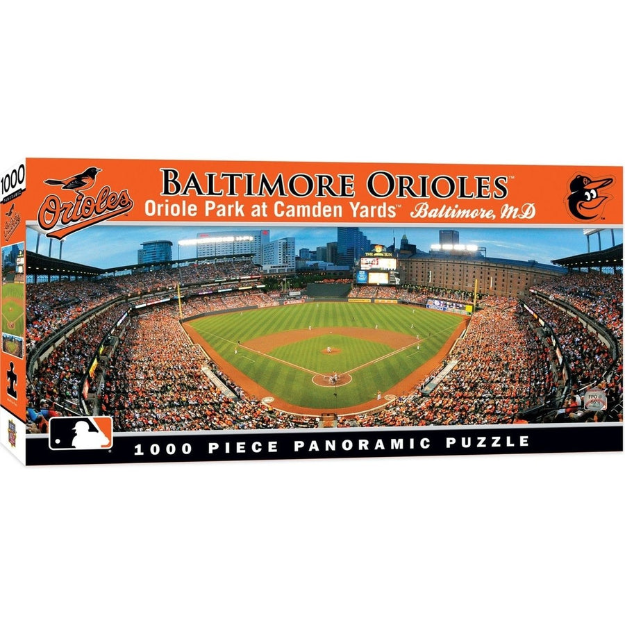 MasterPieces 1000 Piece Panoramic Baltimore Orioles Jigsaw Puzzle 13x39 inches Image 1