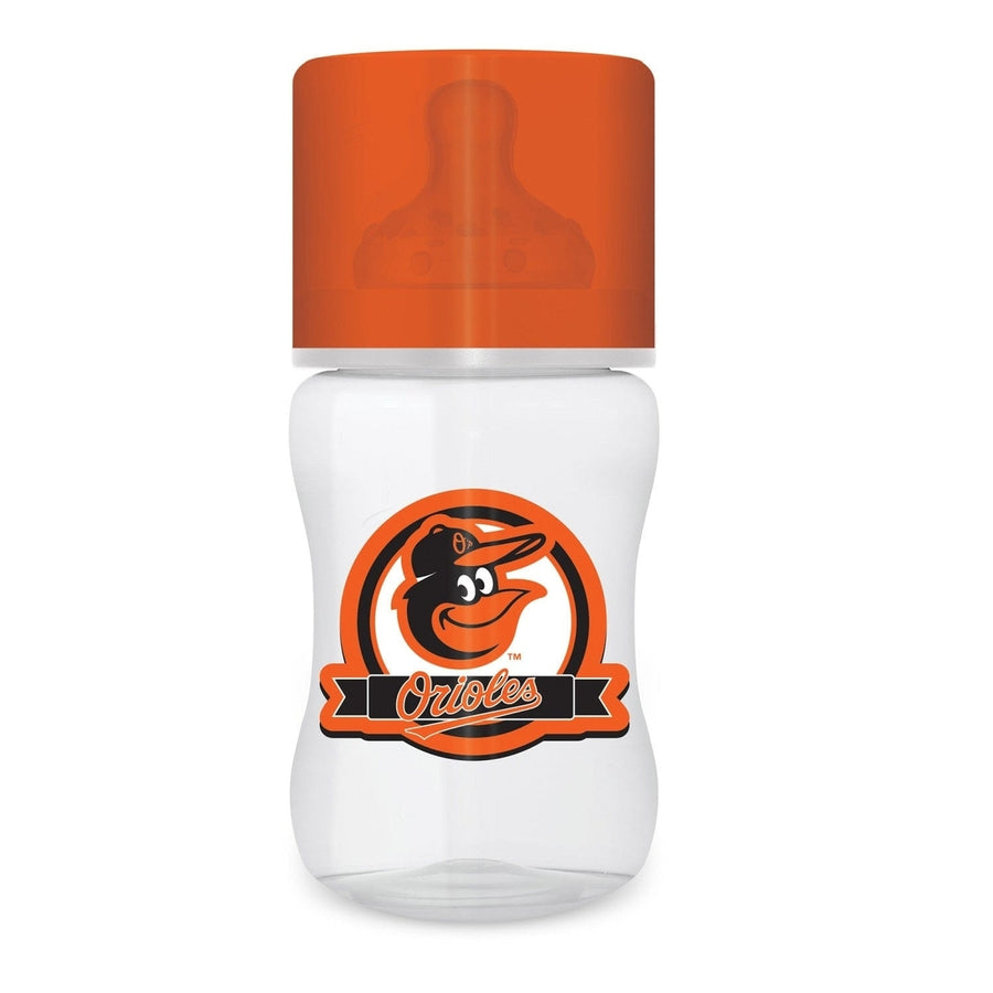 Baltimore Orioles Baby Bottle 9oz BPA-Free Infant Bottle with Silicone Nipple Image 1