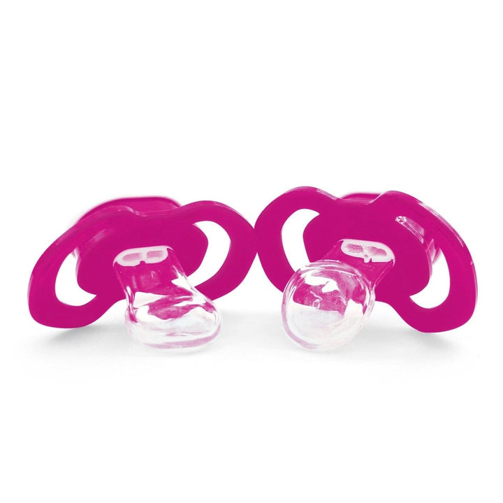 Baltimore Ravens Pink Pacifier 2-Pack Officially Licensed BPA-Free Infant Soothers Image 2