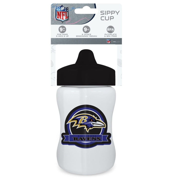 Baltimore Ravens Sippy Cup Official NFL BPA-Free 9oz Ergonomic Toddler Cup Image 2