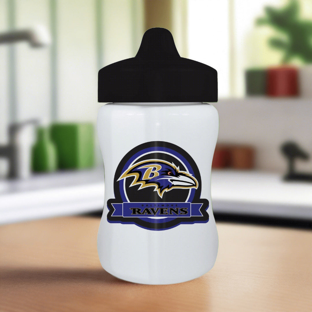 Baltimore Ravens Sippy Cup Official NFL BPA-Free 9oz Ergonomic Toddler Cup Image 3