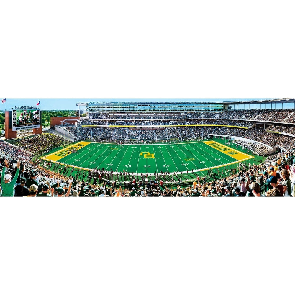 Baylor Bears 1000 Piece Panoramic Jigsaw Puzzle 13x39 Eco-Friendly Chipboard Image 2