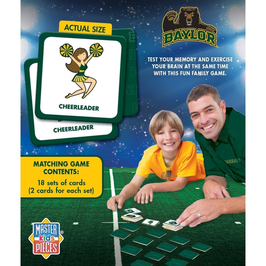 Baylor Bears NCAA Matching Game Family Fun High-Quality Memory Card Game Image 3