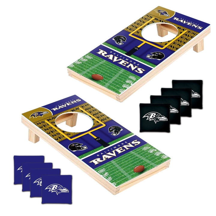 Baltimore Ravens - NFL Tabletop Cornhole Image 2