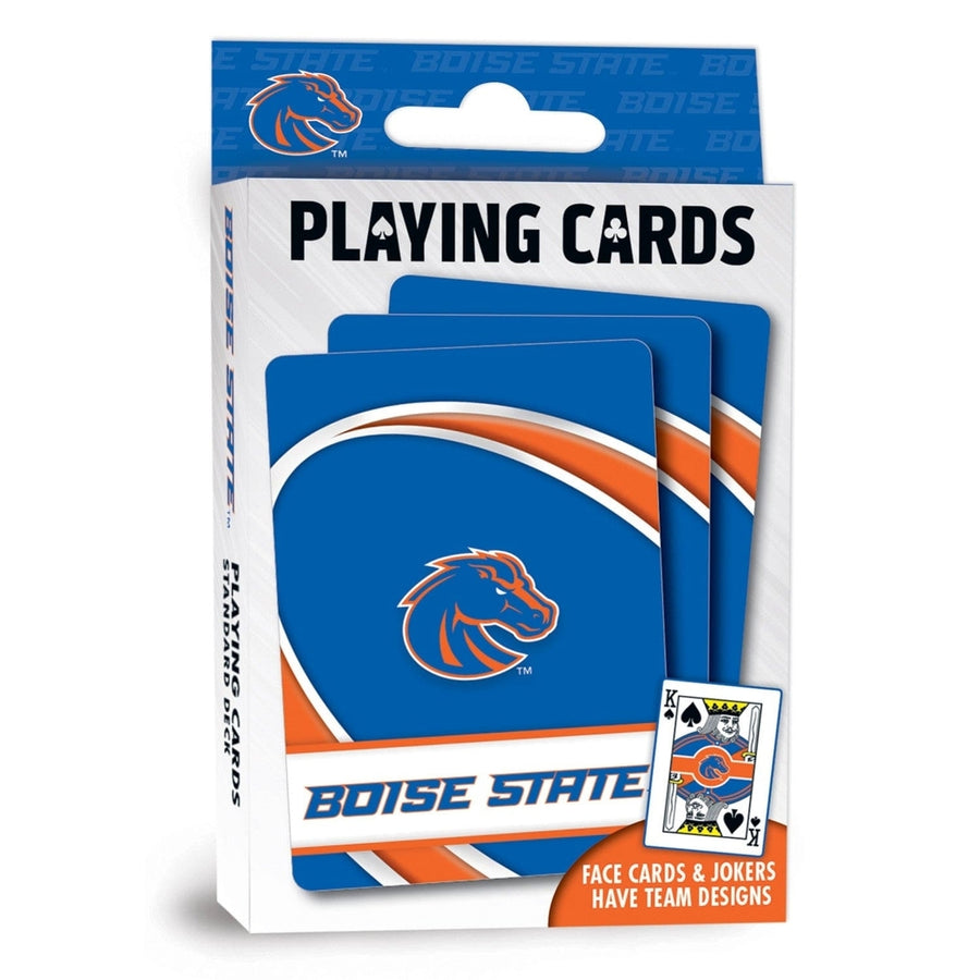 Boise State Broncos Playing Cards 54 Card Deck NCAA Team Design Officially Licensed Image 1