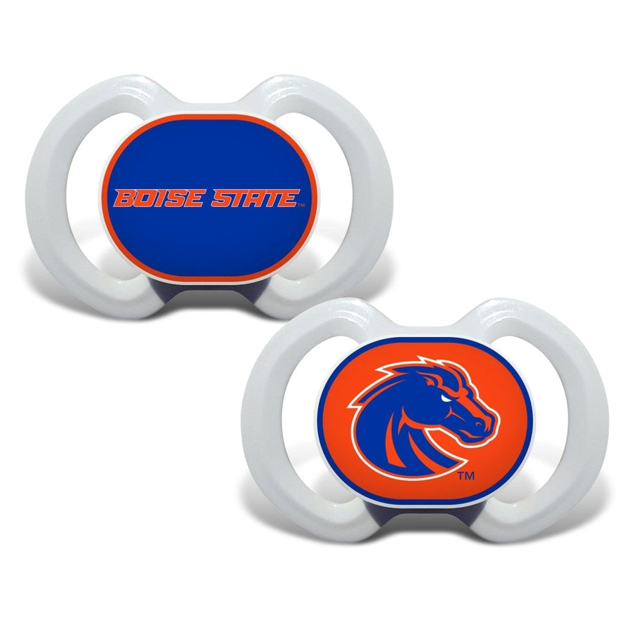 Boise State Broncos Pacifier 2-Pack NCAA Baby Pacifiers BPA-Free Silicone Image 1