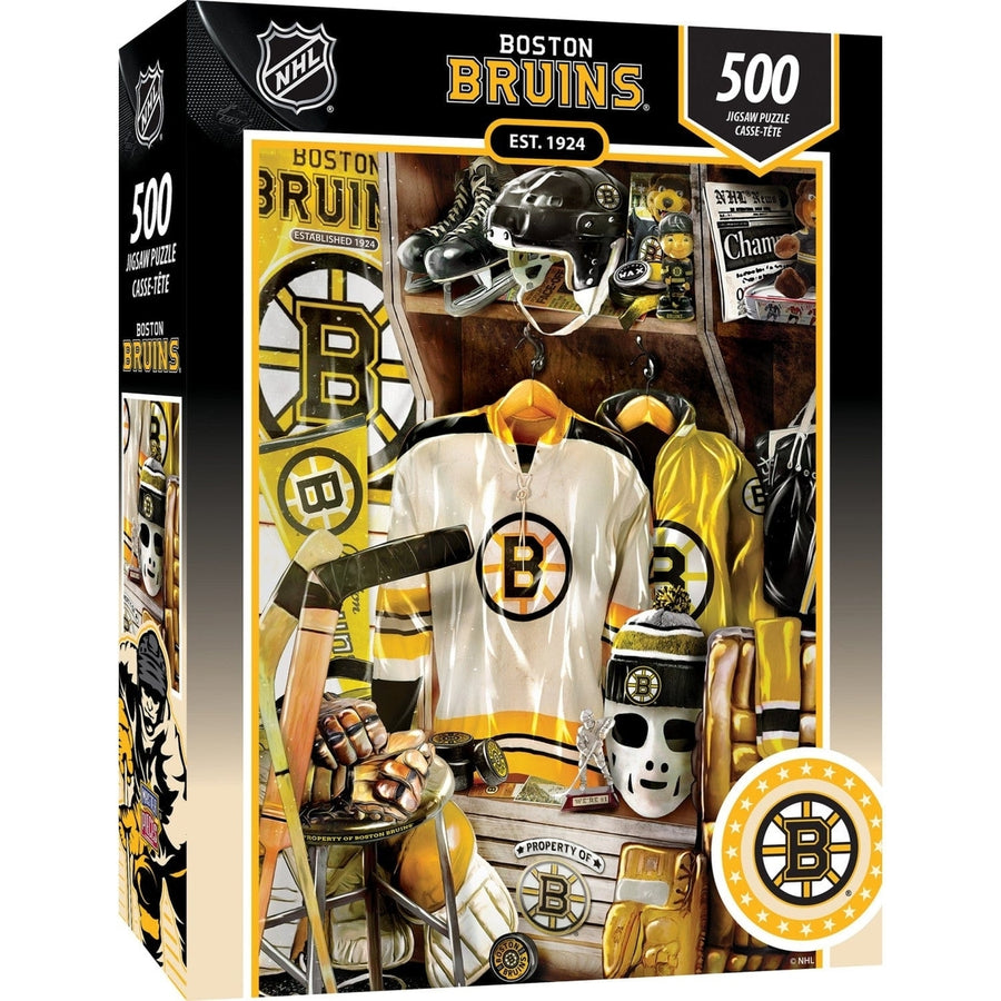 Boston Bruins 500 Piece Jigsaw Puzzle Vintage Memorabilia Eco-Friendly Material Image 1