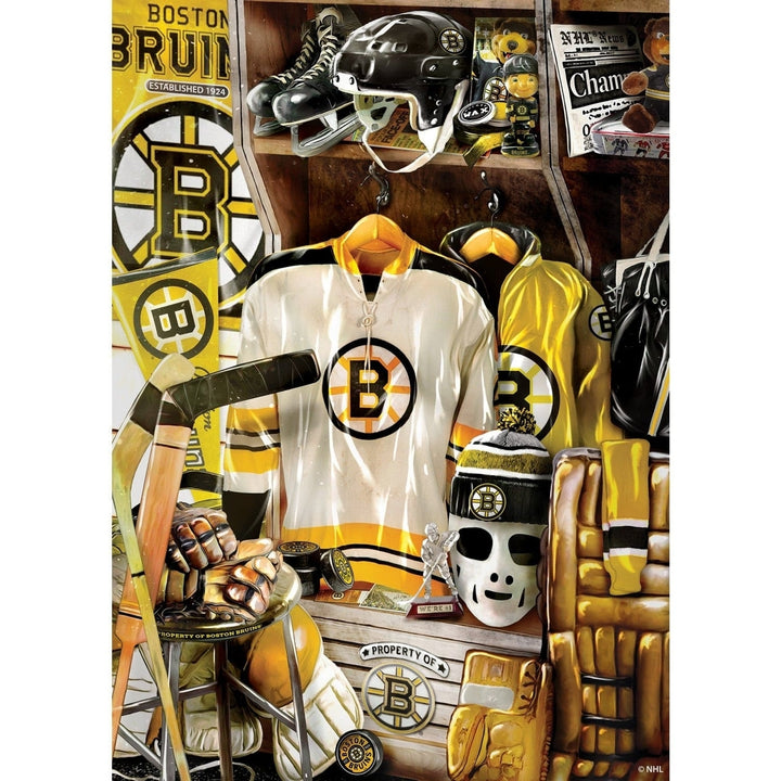 Boston Bruins 500 Piece Jigsaw Puzzle Vintage Memorabilia Eco-Friendly Material Image 2