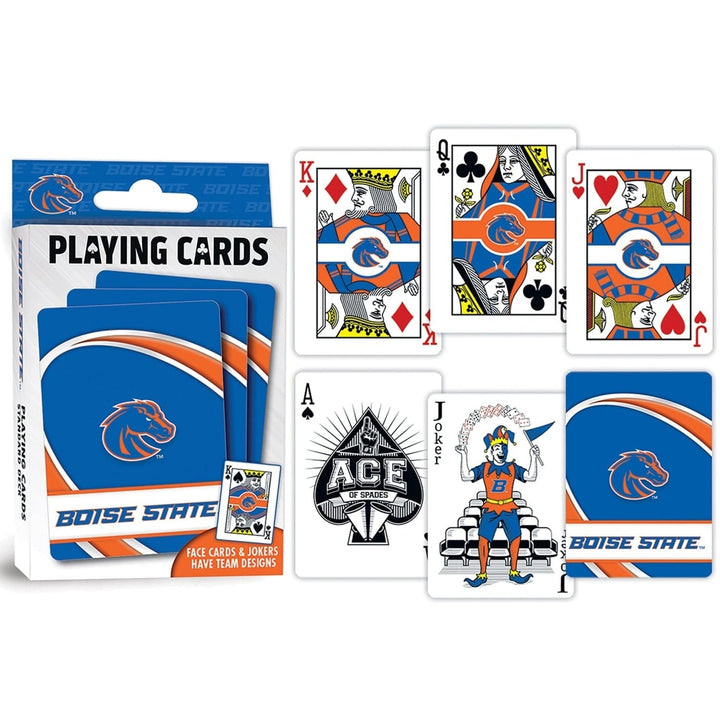 Boise State Broncos Playing Cards 54 Card Deck NCAA Team Design Officially Licensed Image 3