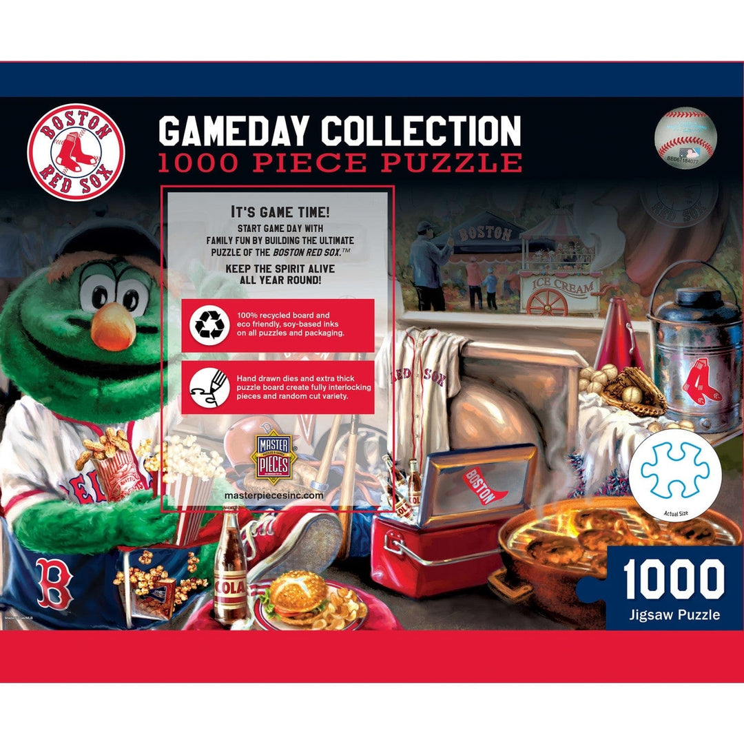 Boston Red Sox 1000 Piece Gameday Jigsaw Puzzle 19.25 x 26.75 Recycled Material Image 3