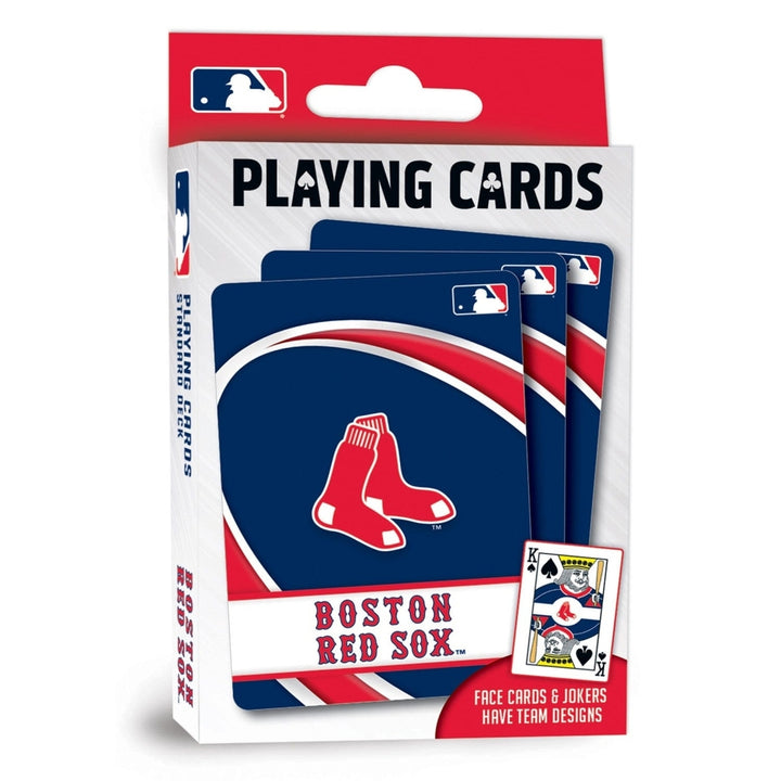 Boston Red Sox Playing Cards 54 Card Deck Officially Licensed MLB Design Image 1